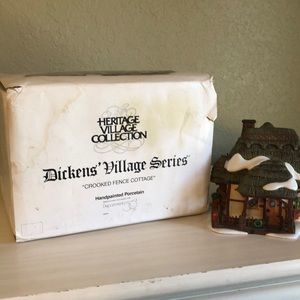 Department 56 Dickens’ Village Series, Crooked Fence Cottage
